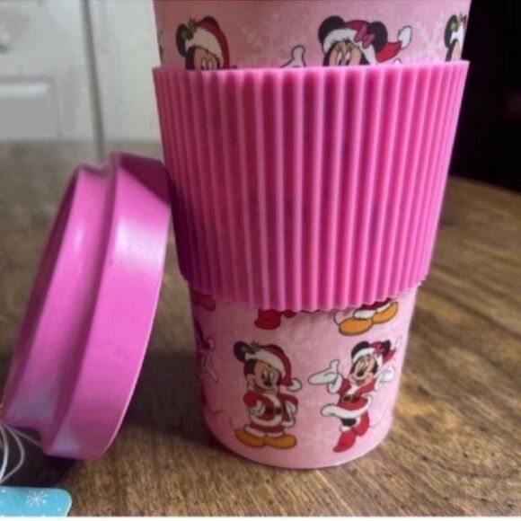 NWT Disney  Mickey and Minnie Bamboo Travel Mug - Picture 15 of 16